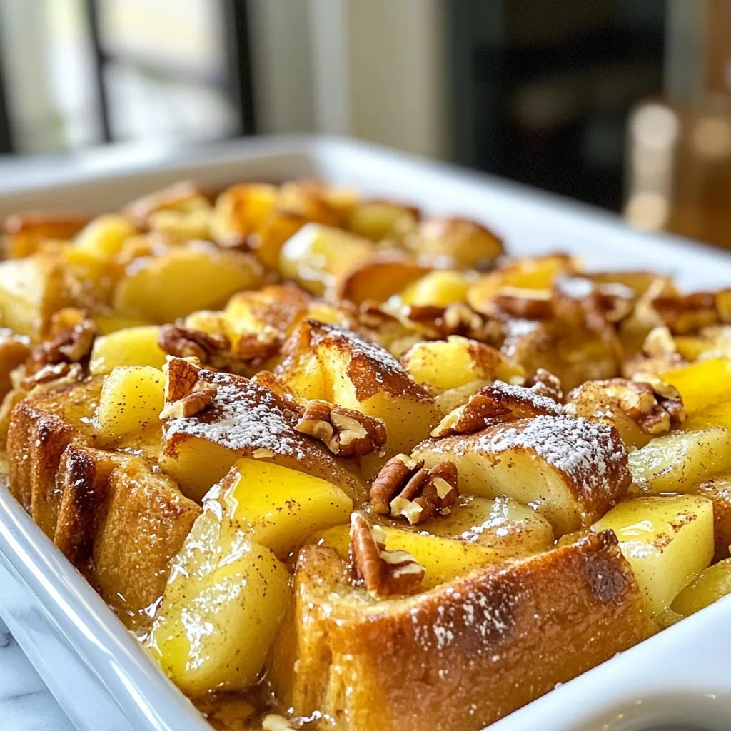 Cinnamon Apple French Toast Bake Warm and Cozy Dish