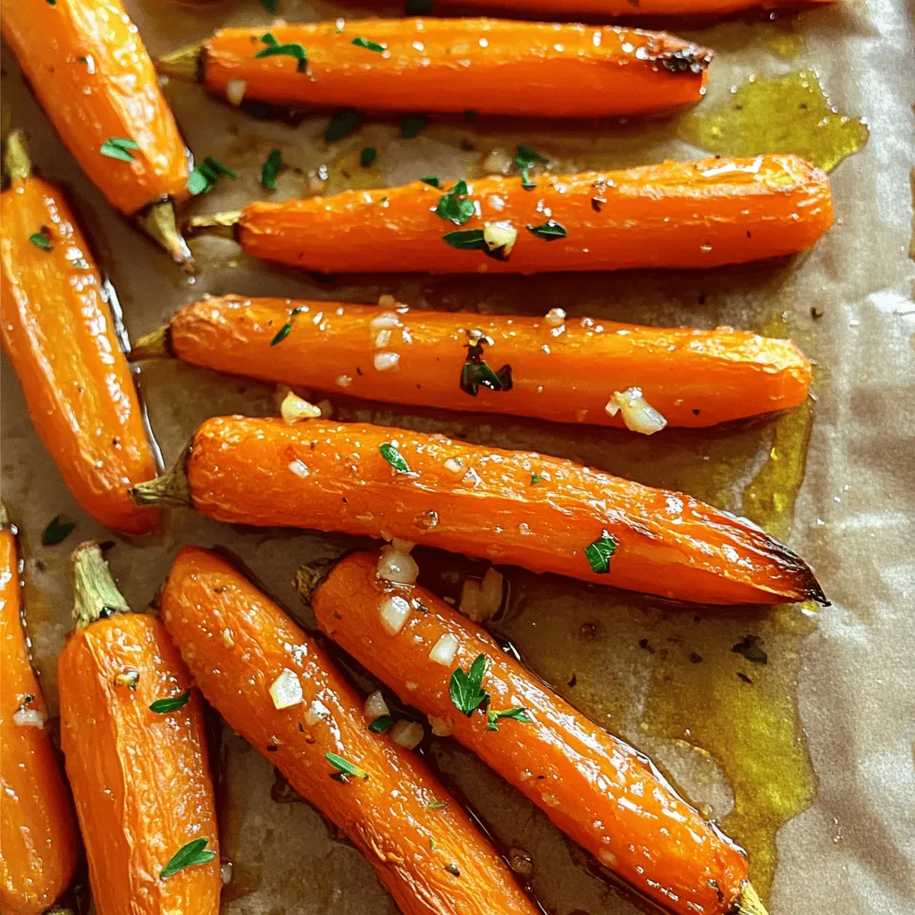 Honey Garlic Roasted Carrots Flavorful and Simple Dish