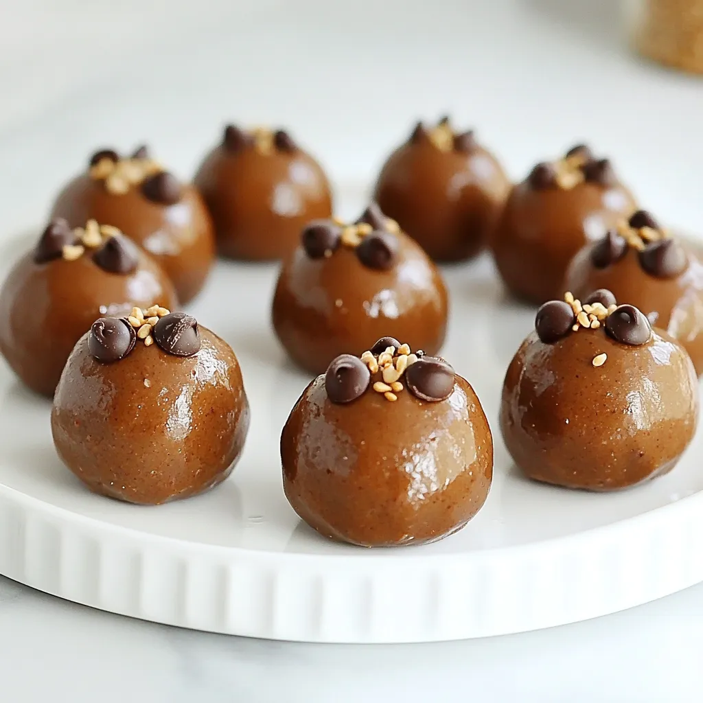 Chocolate Peanut Butter Protein Bites Tasty Snack Idea