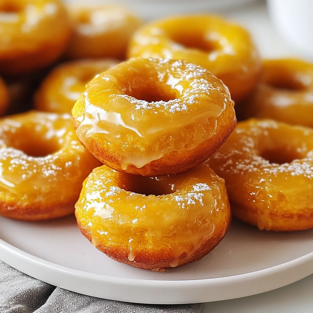 Maple Glazed Pumpkin Donuts Irresistibly Delicious Treat