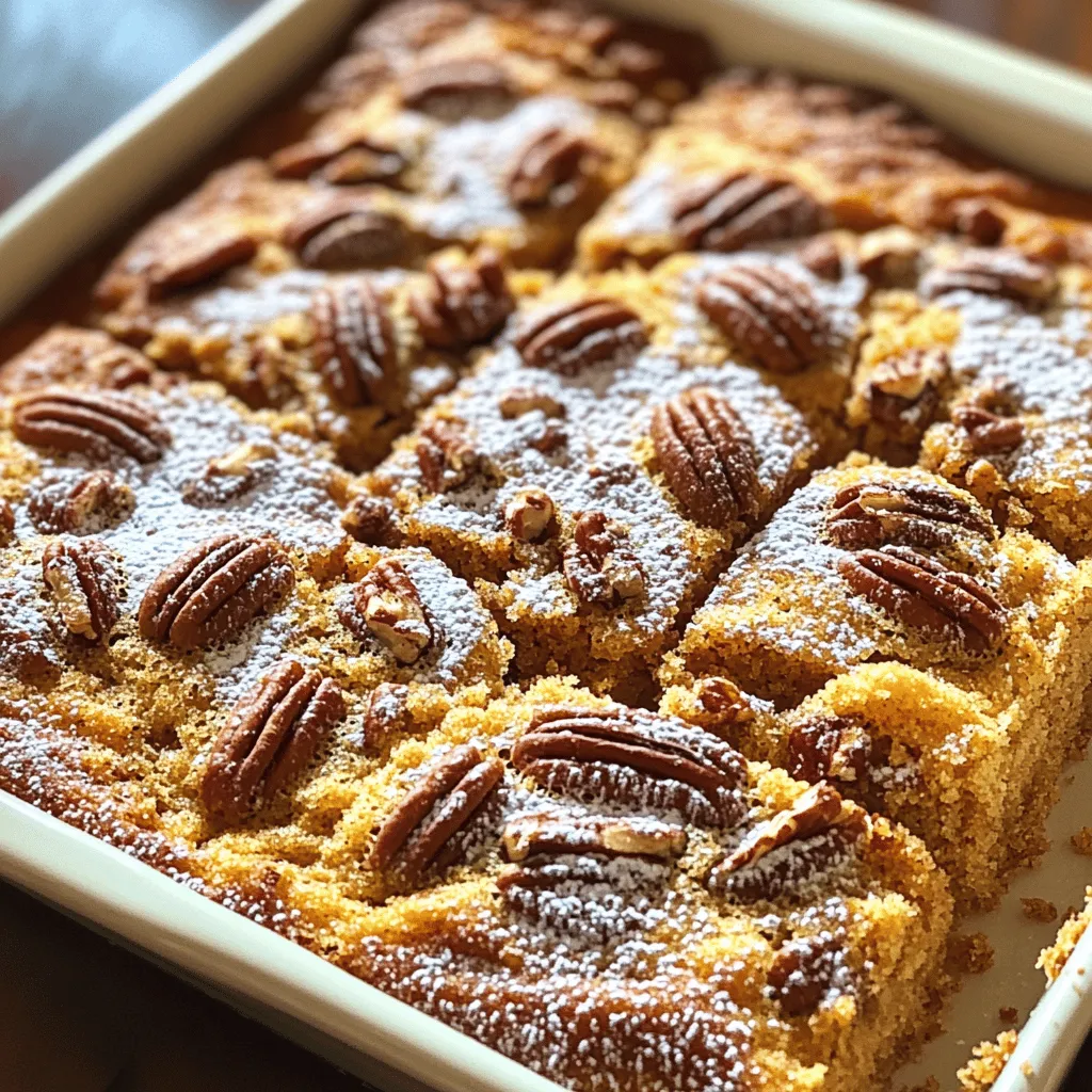 Cinnamon Pecan Coffee Cake Cozy Comfort Food Delight