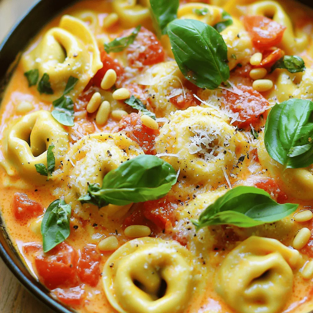 Creamy Tomato Basil Tortellini Delightful and Simple