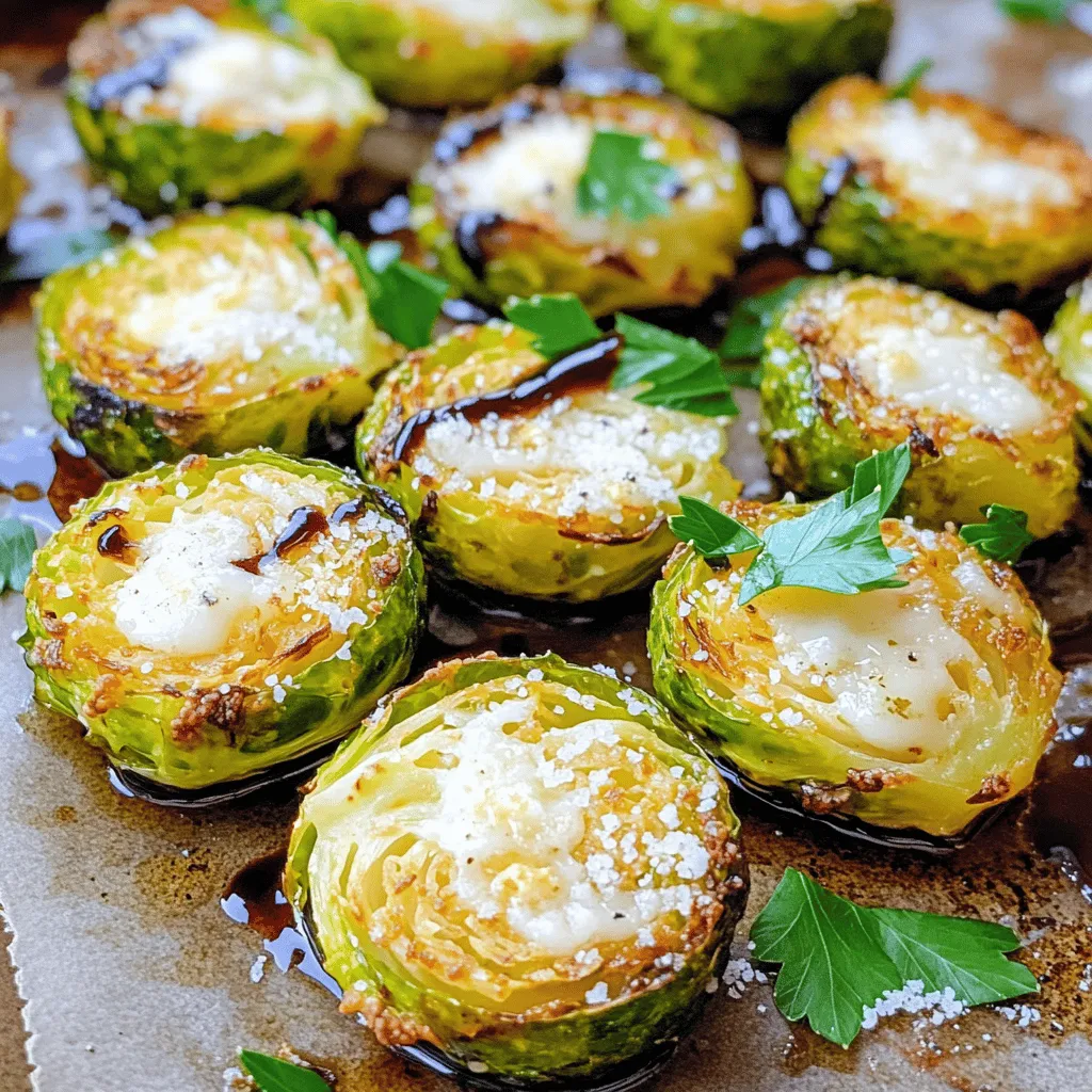 Roasted Garlic Parmesan Brussel Sprouts Delight