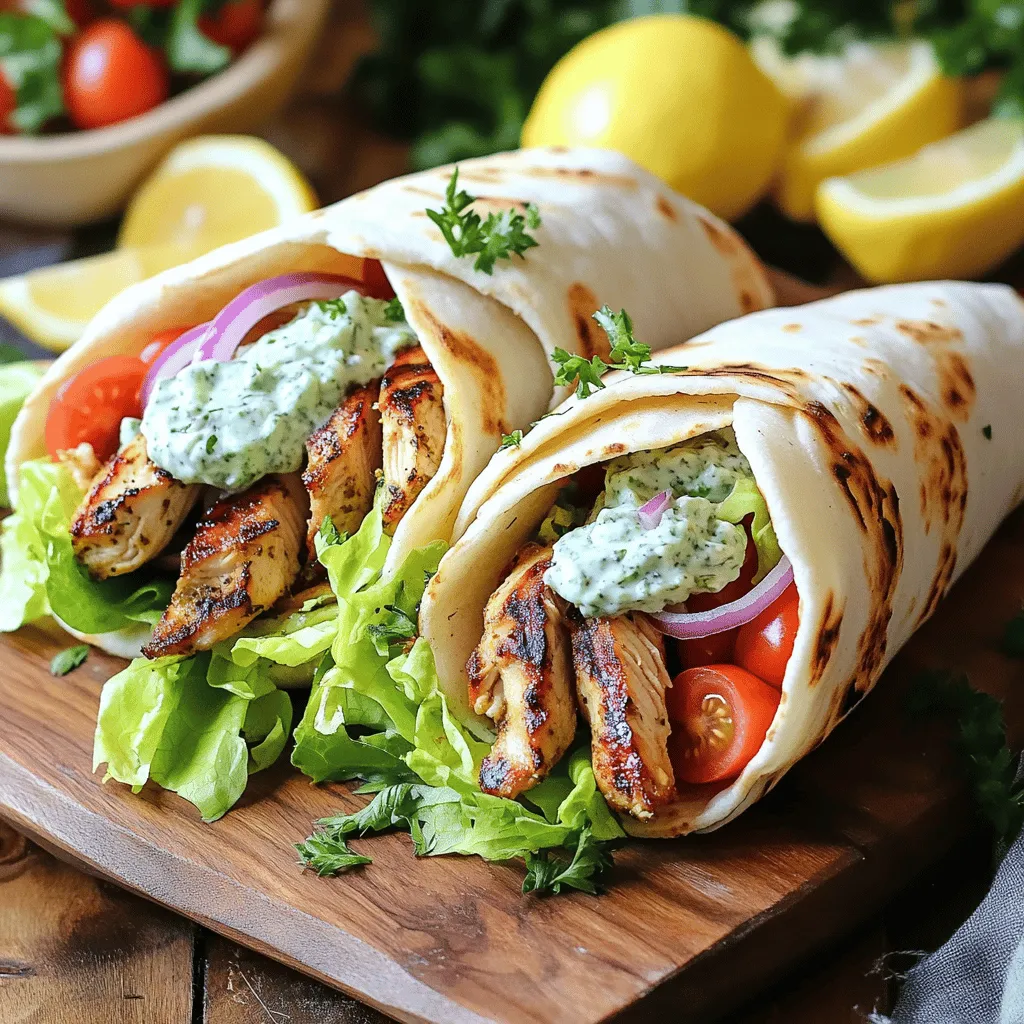 Greek Chicken Gyros Flavorful and Simple Recipe