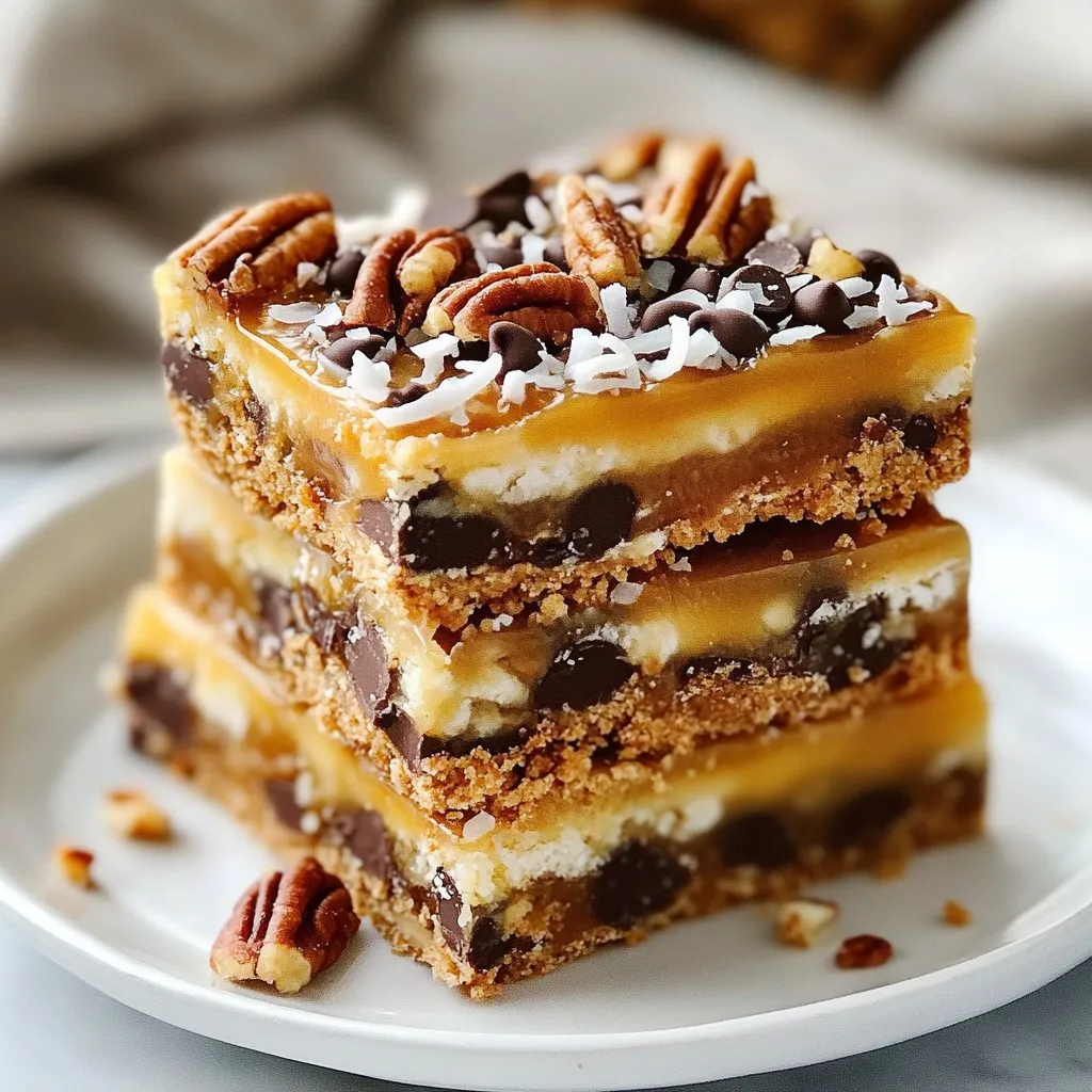 Coconut Caramel Magic Bars Irresistible Sweet Treat