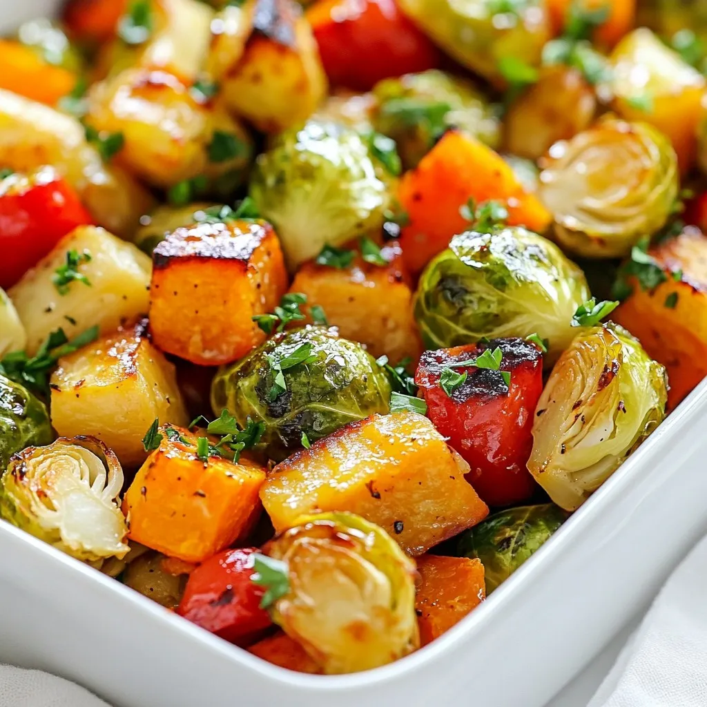 Maple Dijon Roasted Vegetables Flavorful and Healthy Dish