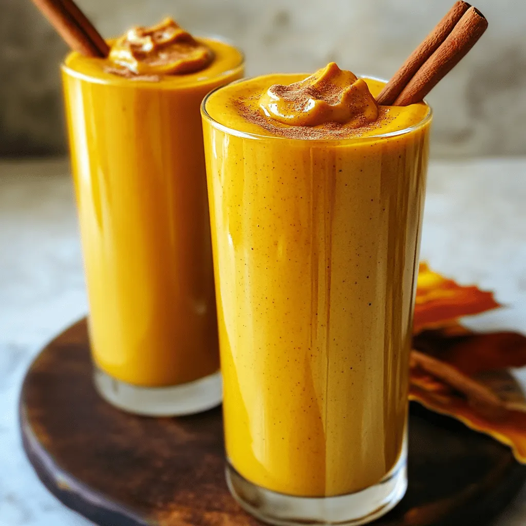 Peanut Butter Pumpkin Smoothie Flavorful Nutrient Boost