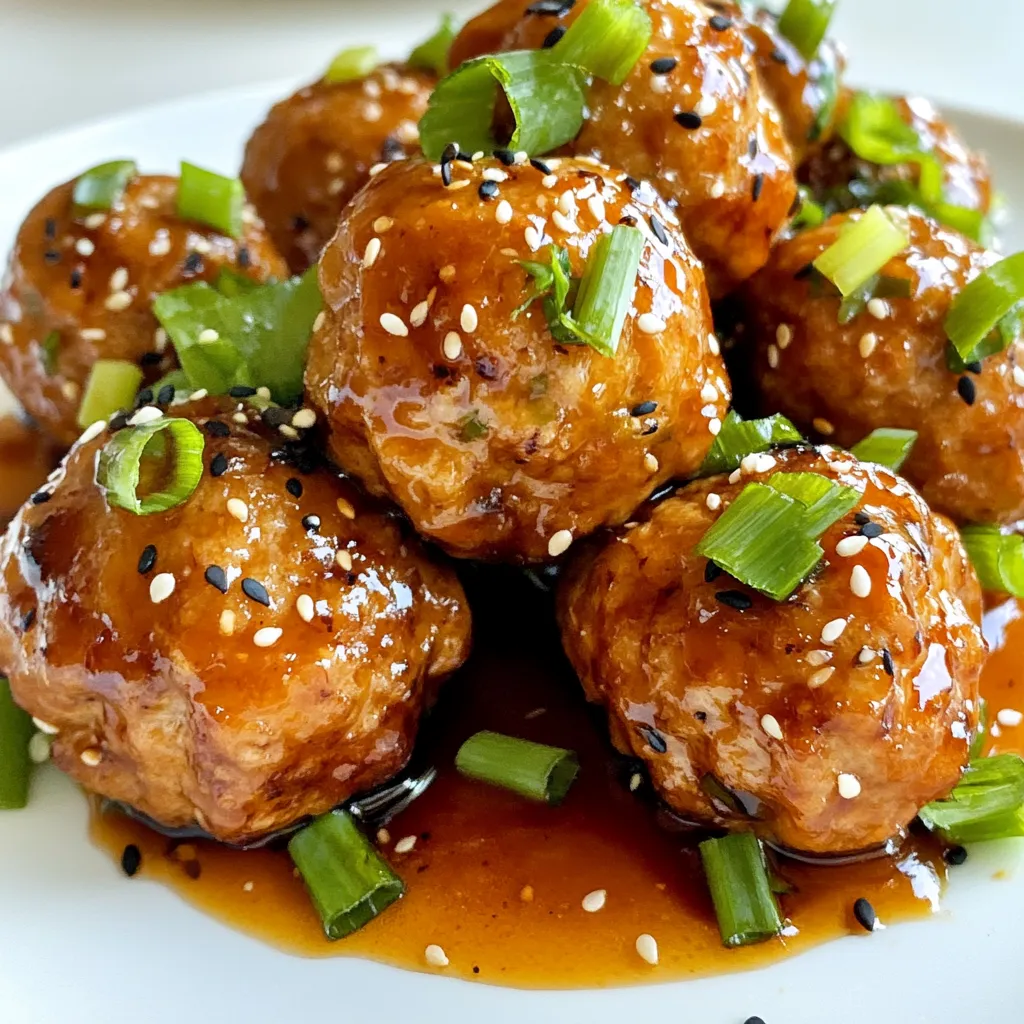 Teriyaki Chicken Meatballs Tasty and Easy Recipe