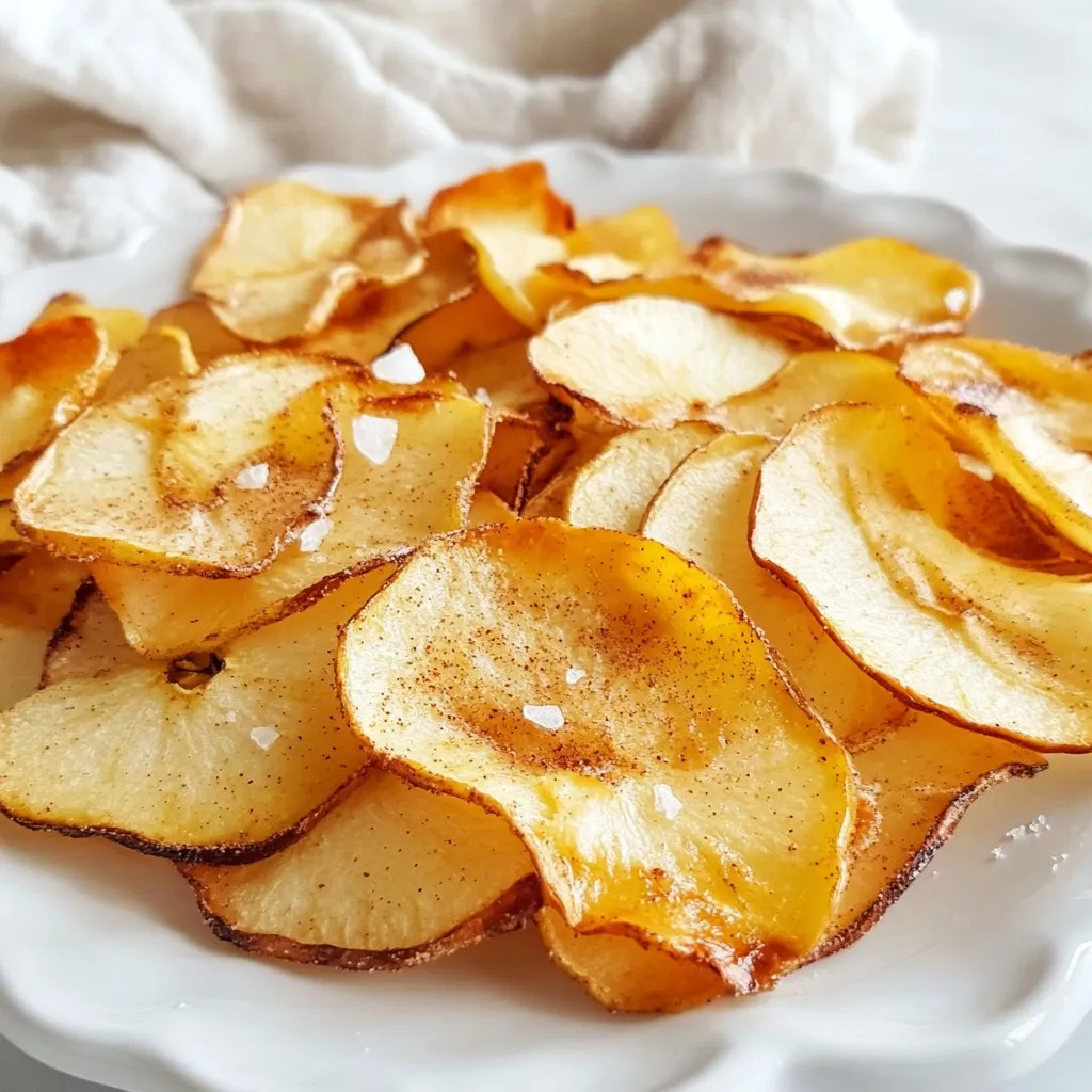 Air Fryer Apple Chips Crispy and Healthy Snack