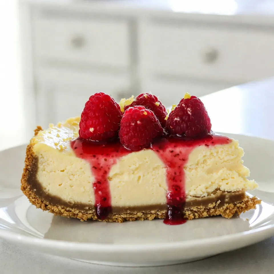 Raspberry Lemonade Cheesecake Refreshing Dessert Delight