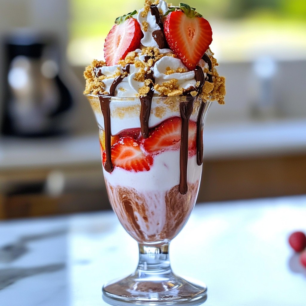 Chocolate Strawberry Cheesecake Shake Delightful Treat