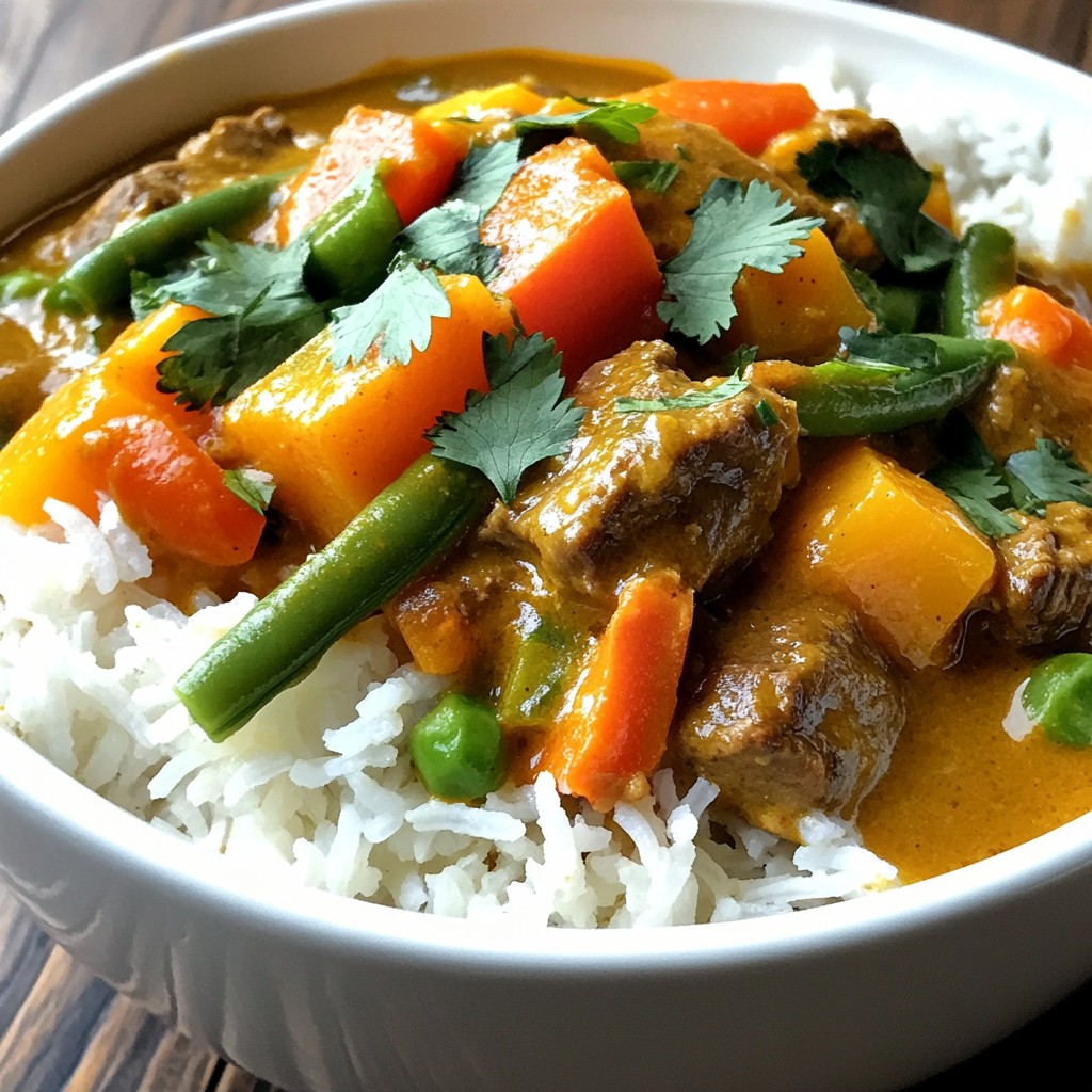 Slow Cooker Beef and Vegetable Curry Flavor Boost