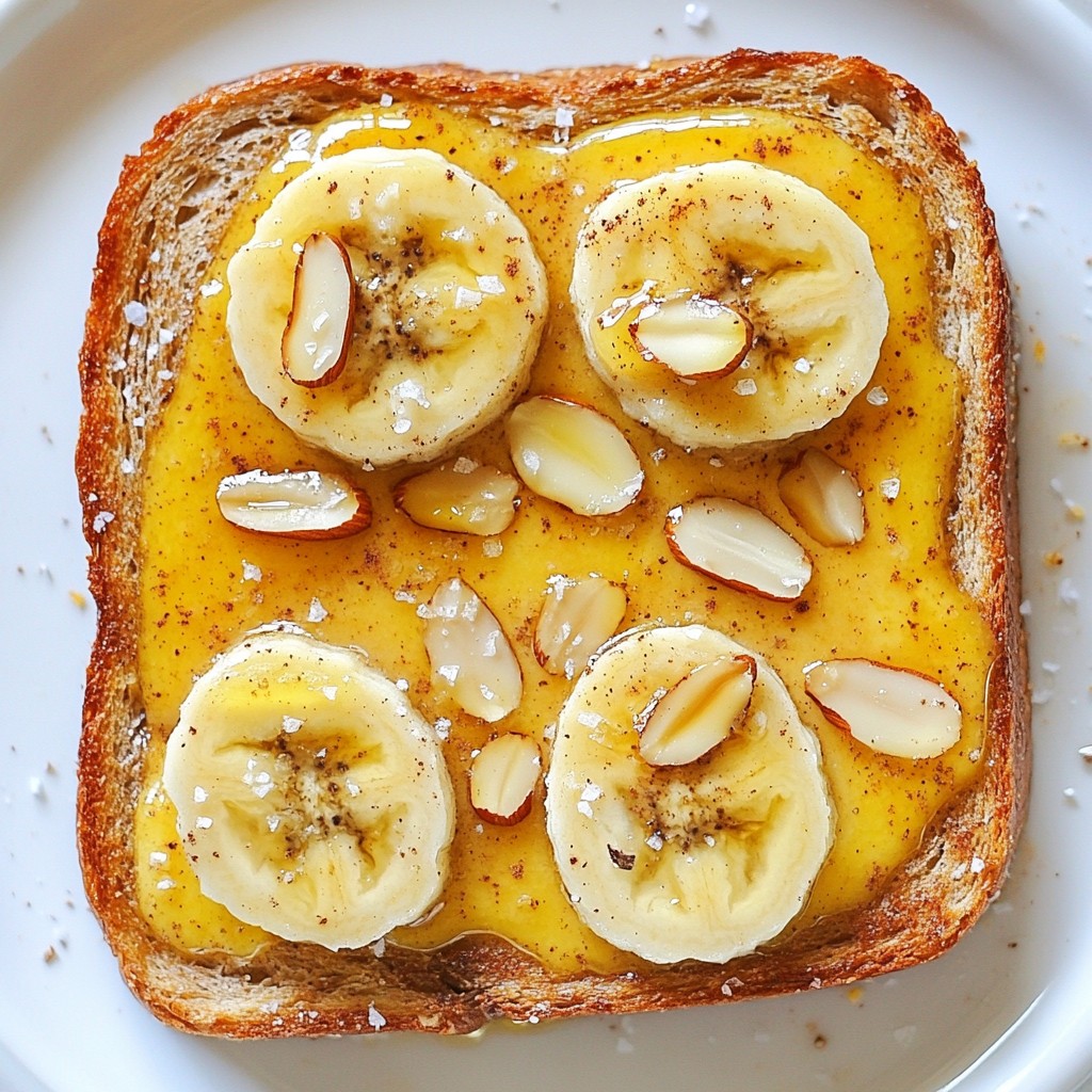 Almond Butter Banana Toast Delightful Breakfast Option