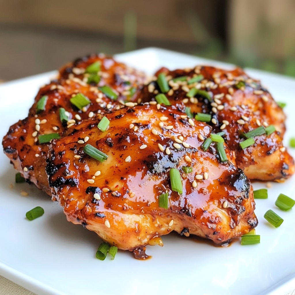 Spicy Korean Chicken Thighs Flavorful and Easy Recipe