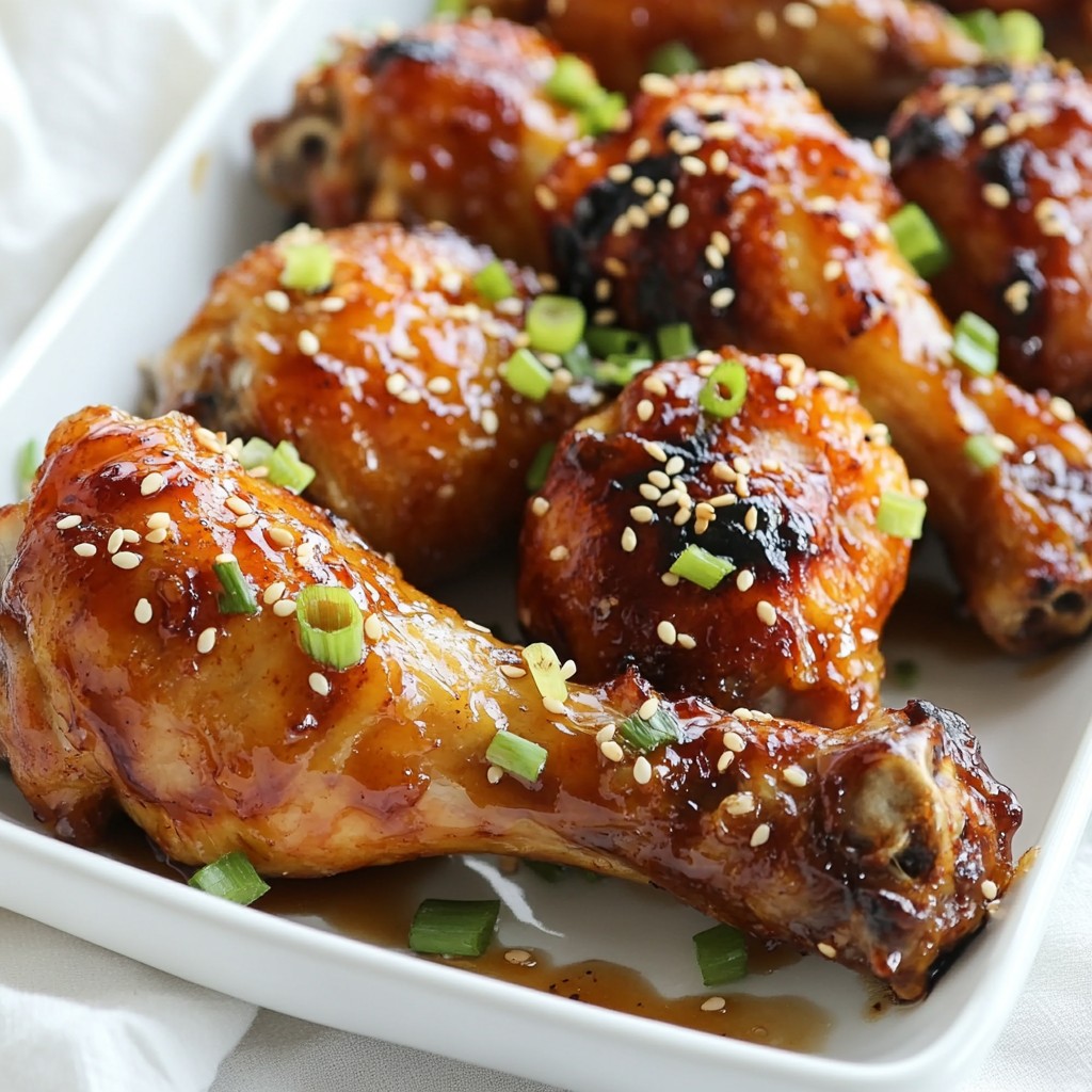 Honey Soy Glazed Drumsticks Flavorful Dinner Delight