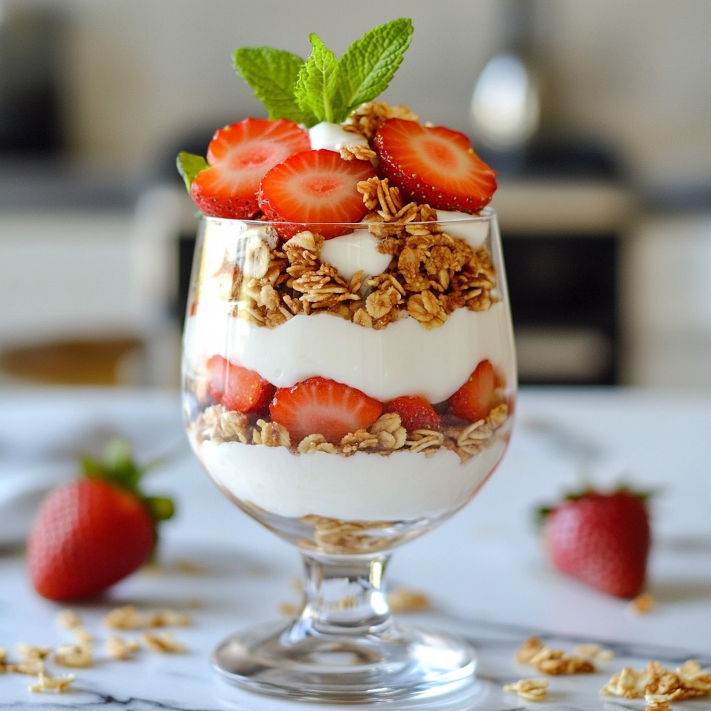 Strawberry Coconut Yogurt Parfaits Easy and Delicious Treat