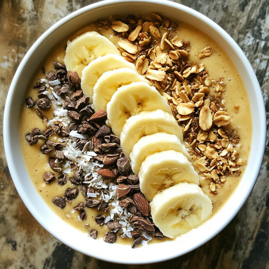 Peanut Butter Banana Smoothie Bowl Simple and Fresh
