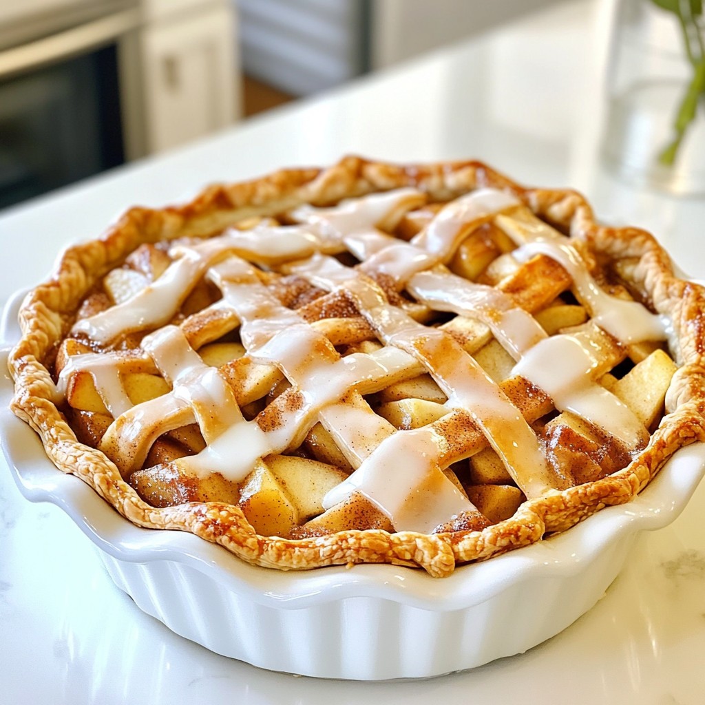 Cinnamon Roll Apple Pie Irresistible Dessert Delight