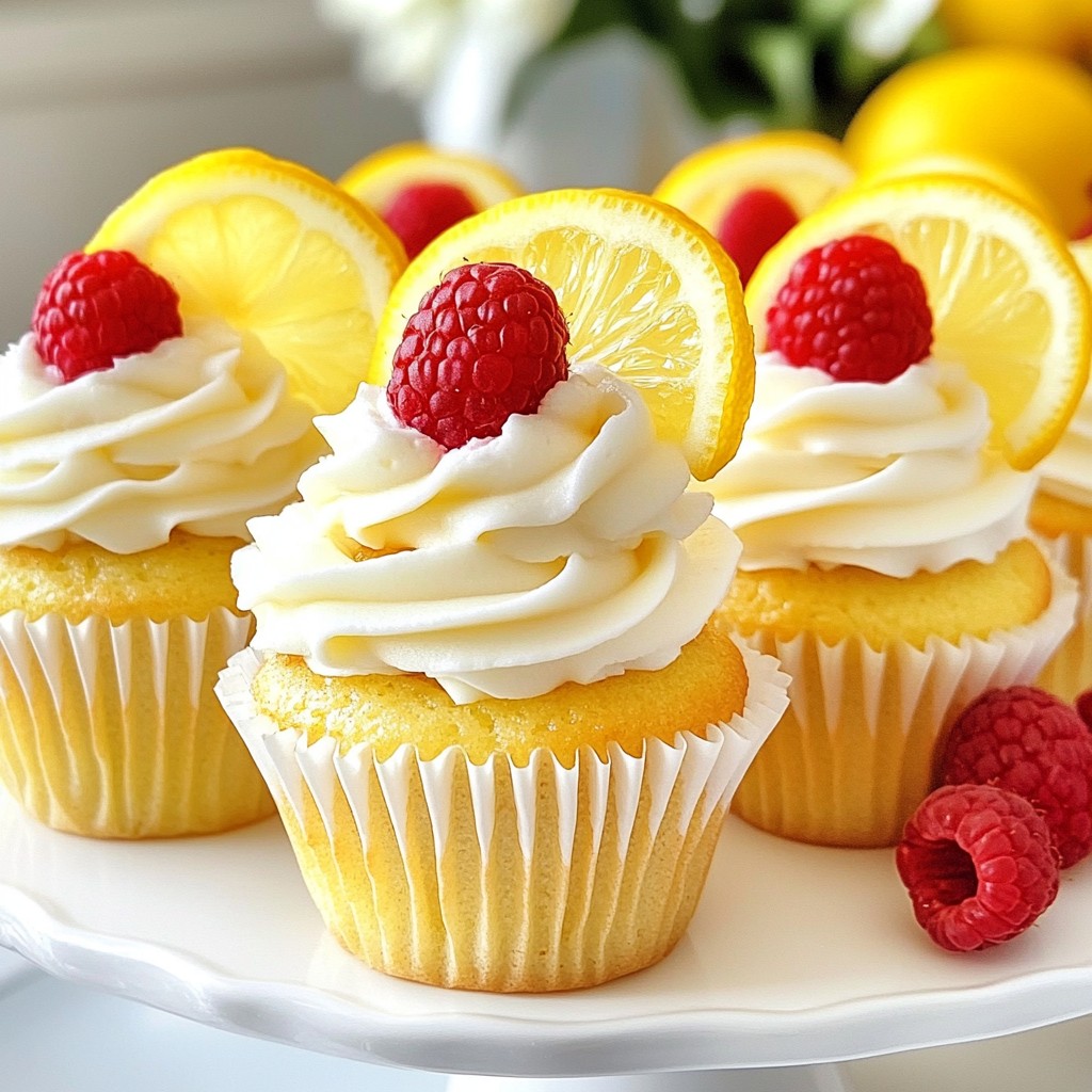 Raspberry Lemonade Cupcakes Fresh and Tasty Treat