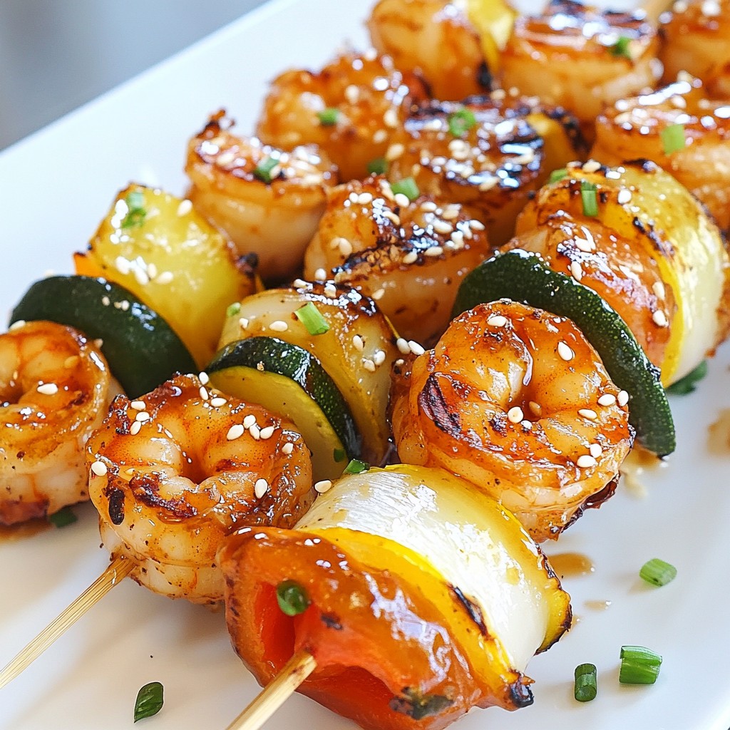 Teriyaki Grilled Shrimp Skewers Easy Flavorful Dish
