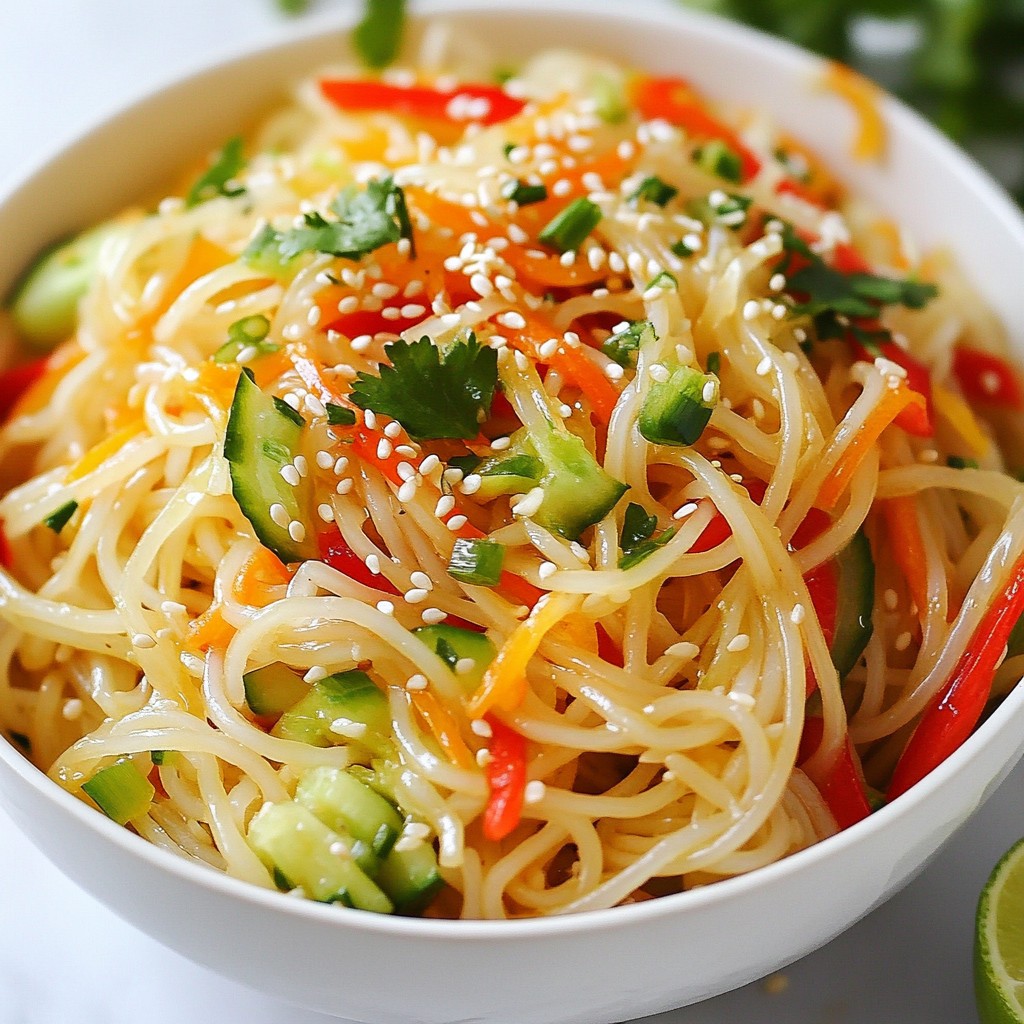 Flavorful Sesame Ginger Noodle Salad Easy Recipe