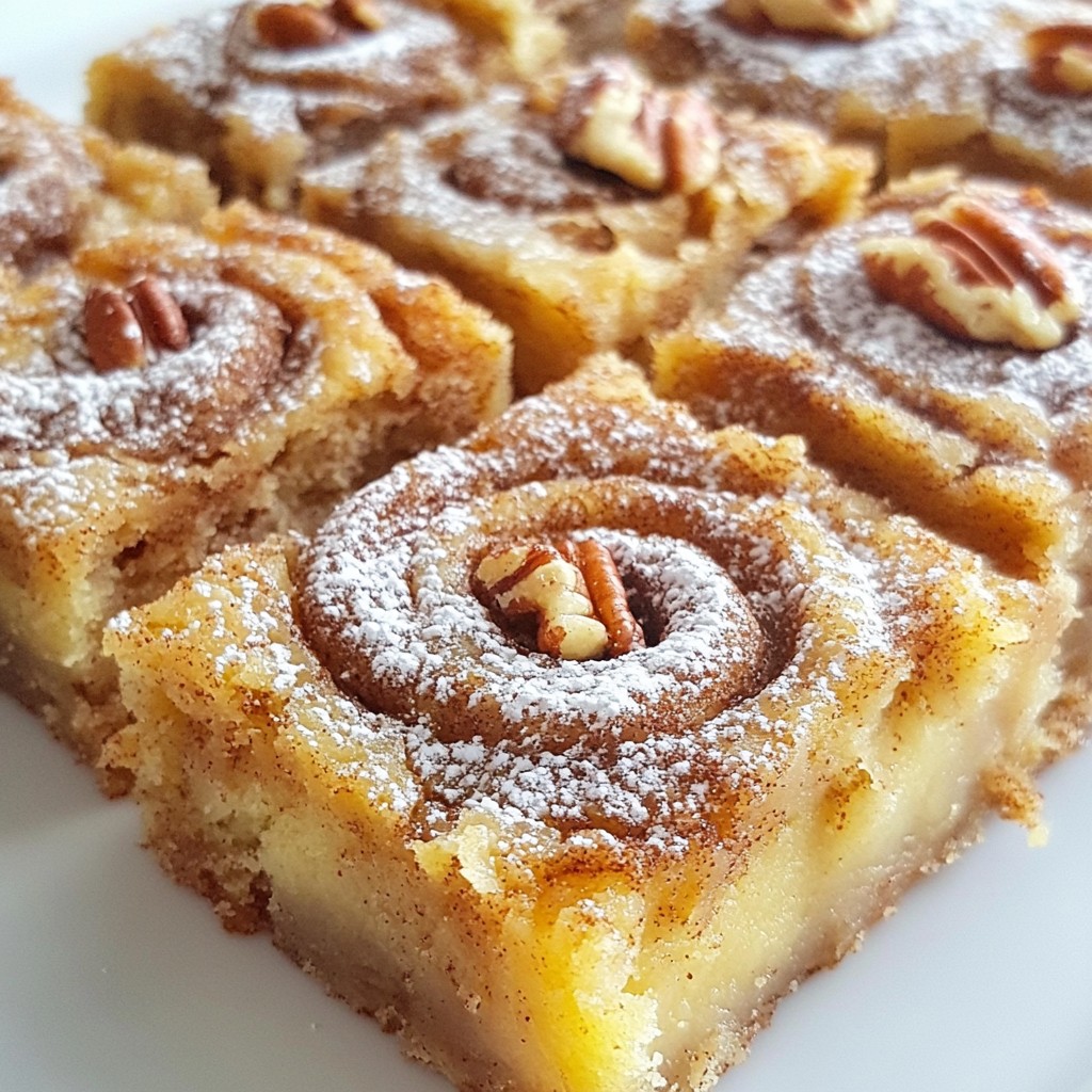 Cinnamon Roll Blondies Irresistible Treat Recipe