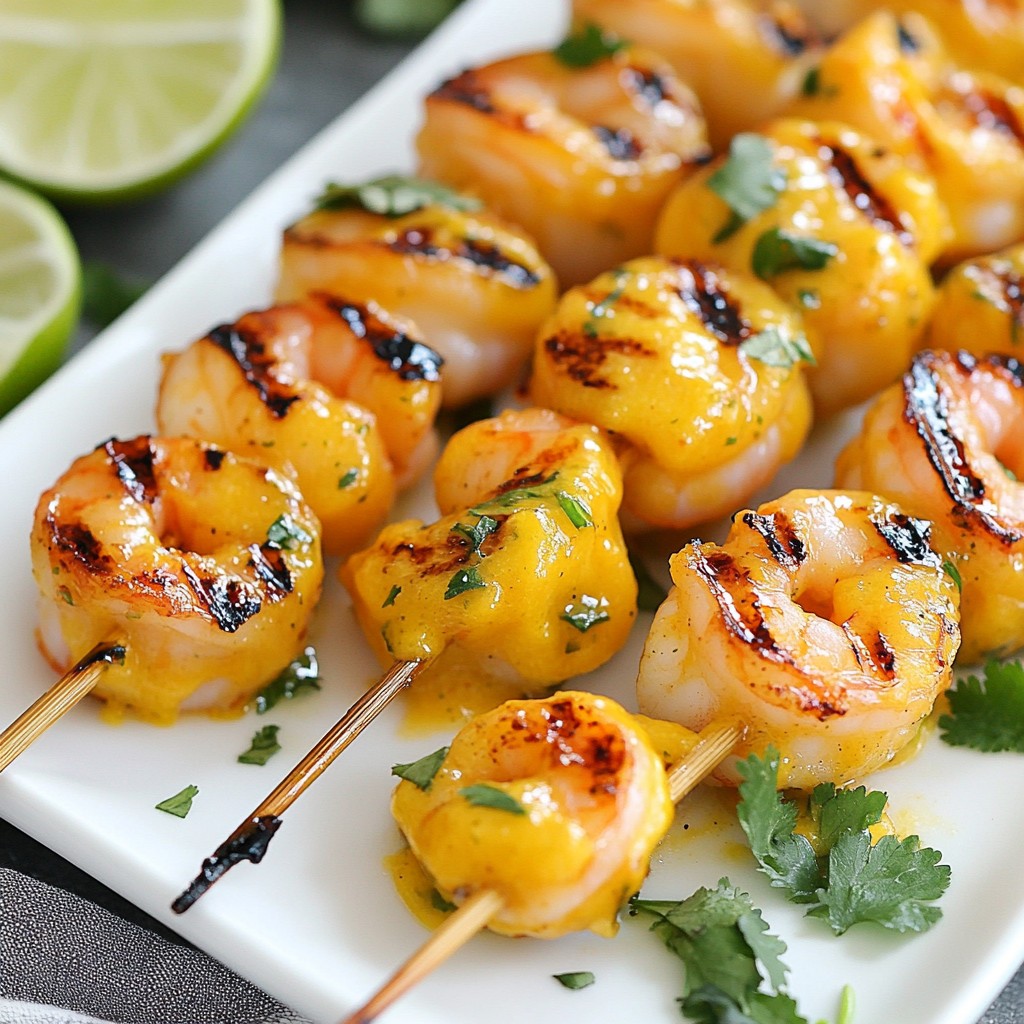 Mouthwatering Mango Lime Grilled Shrimp Recipe