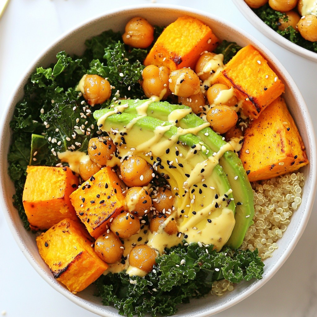 Sweet Potato Kale Power Bowl Healthy and Tasty Meal