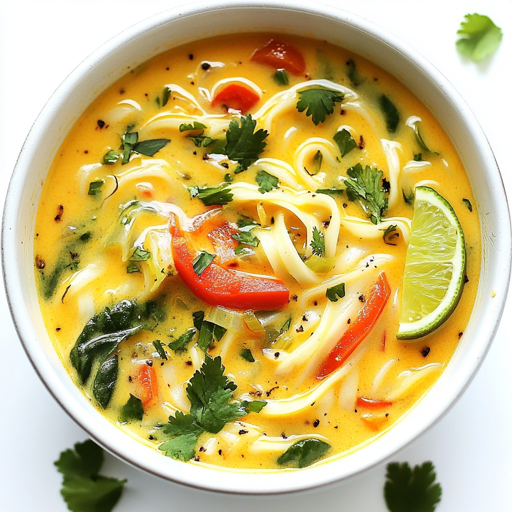 Coconut Curry Noodle Soup Flavorful and Simple Recipe