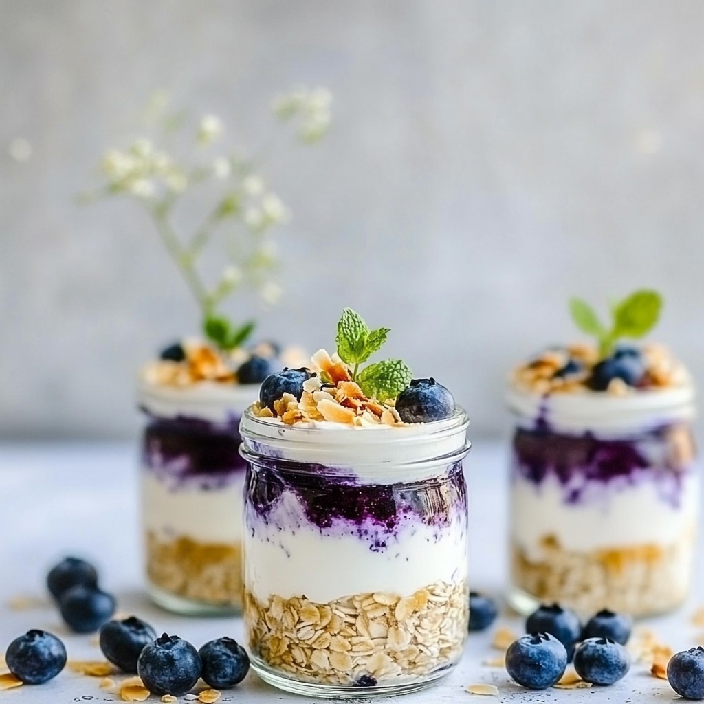 Blueberry Coconut Overnight Oats Nutritious Delight