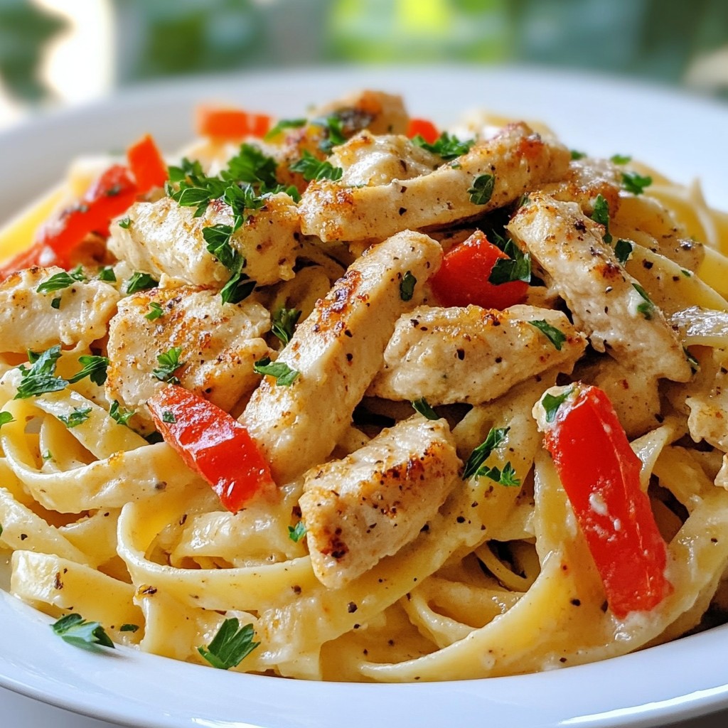 Creamy Cajun Chicken Pasta Delightful and Easy Dish