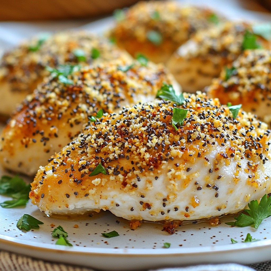 Baked Everything Bagel Chicken Flavorful and Easy Dish