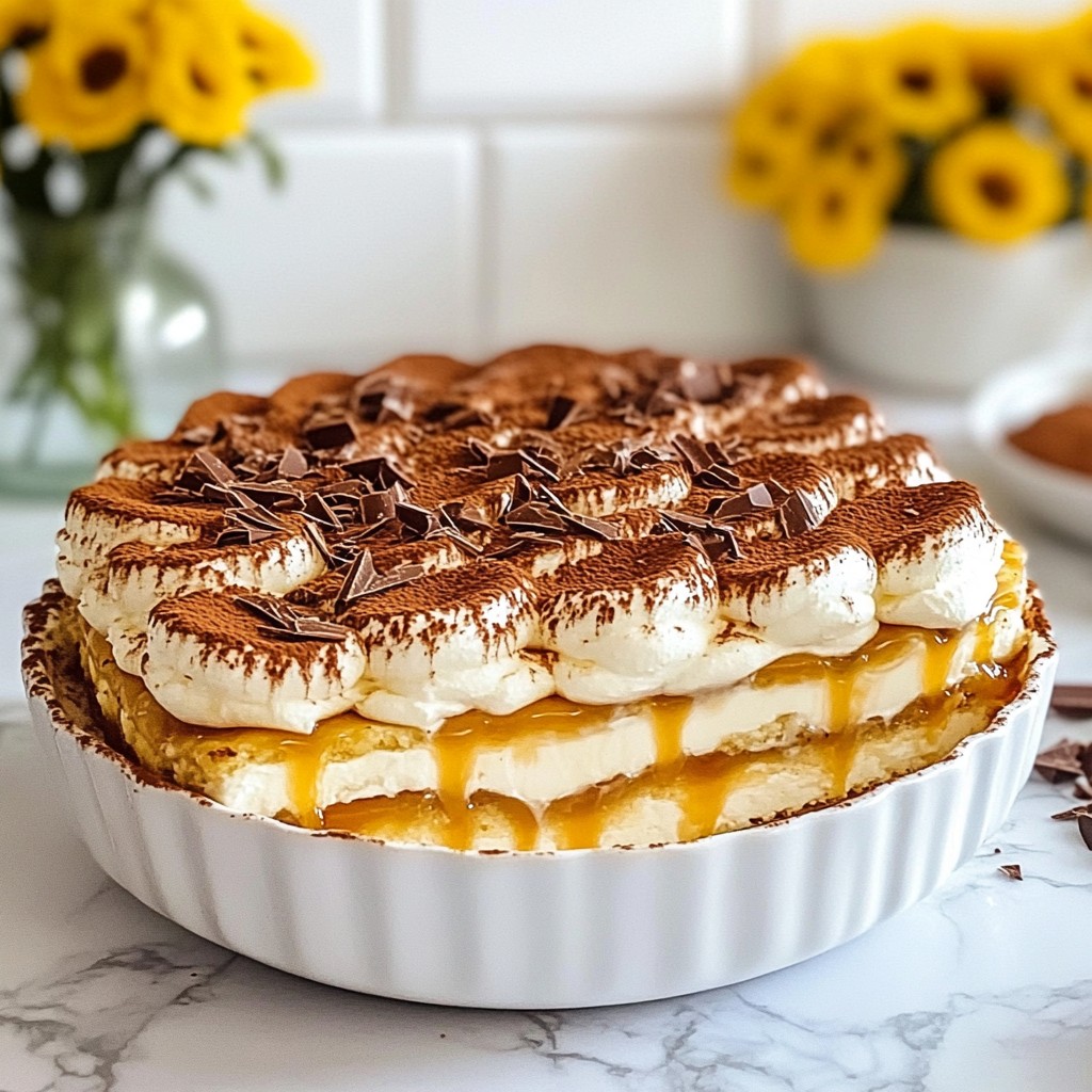 Delicious Caramel Macchiato Icebox Cake Recipe