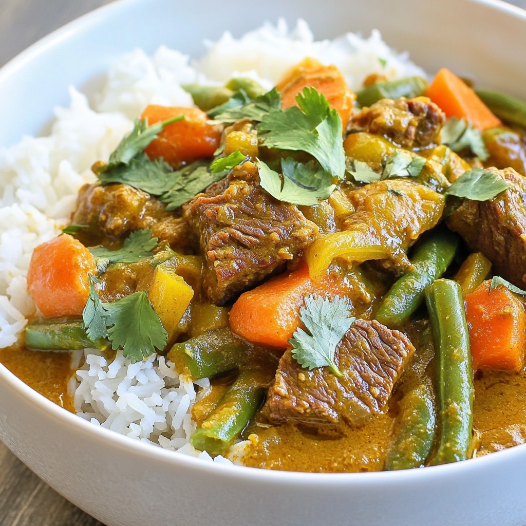 Slow Cooker Beef and Vegetable Curry Tasty Delight