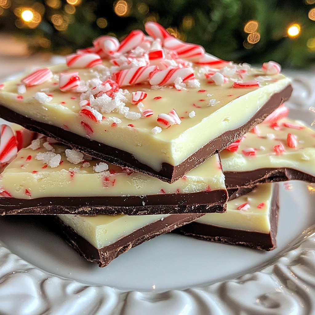 Chocolate Peppermint Bark Delicious Holiday Treat