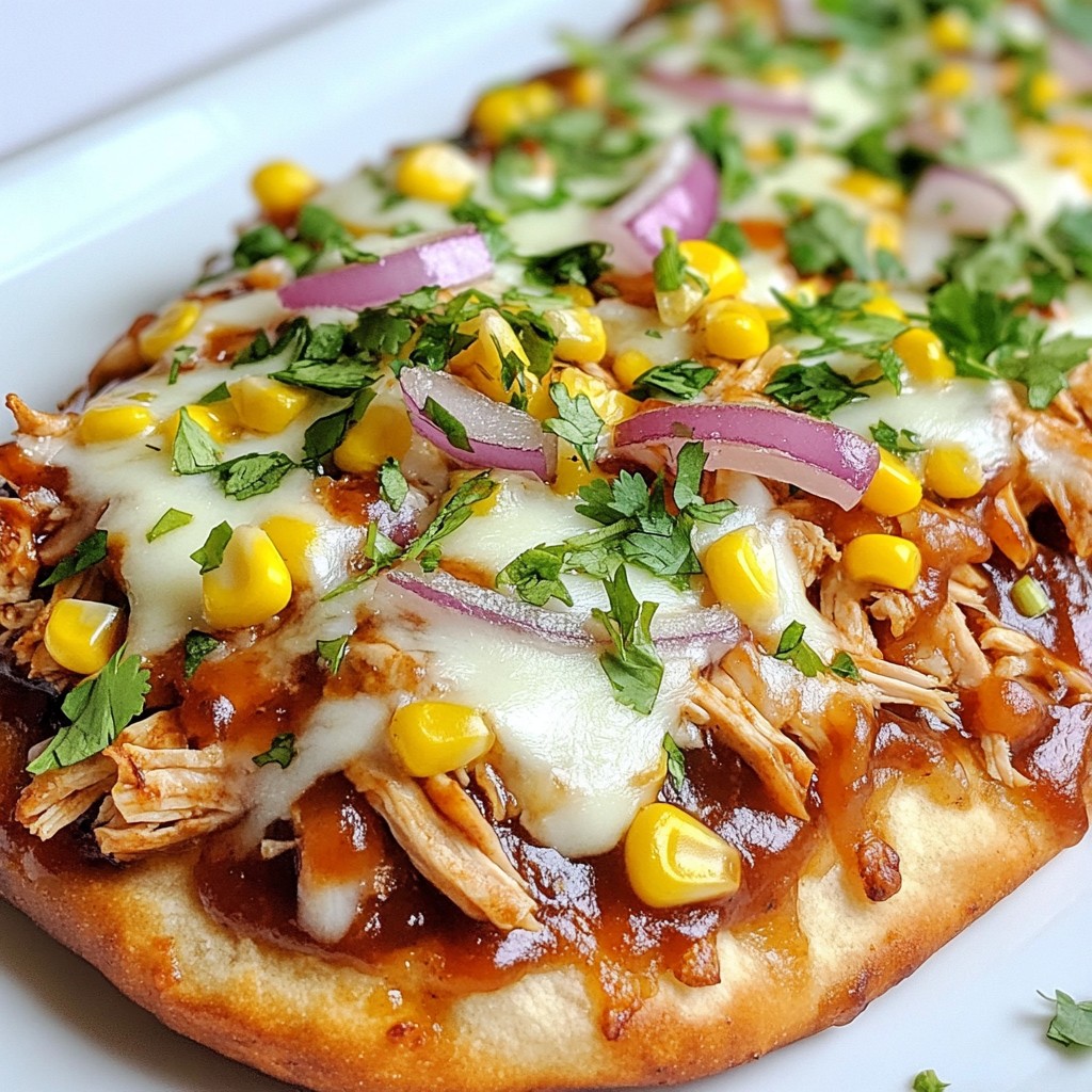 BBQ Chicken Flatbread Flavorful Weeknight Dinner Idea