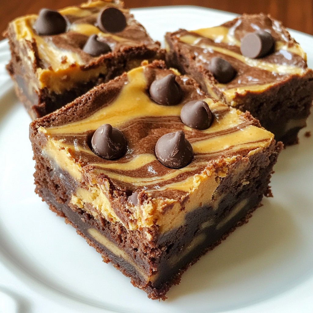 Peanut Butter Swirl Brownies Decadent and Indulgent Treat
