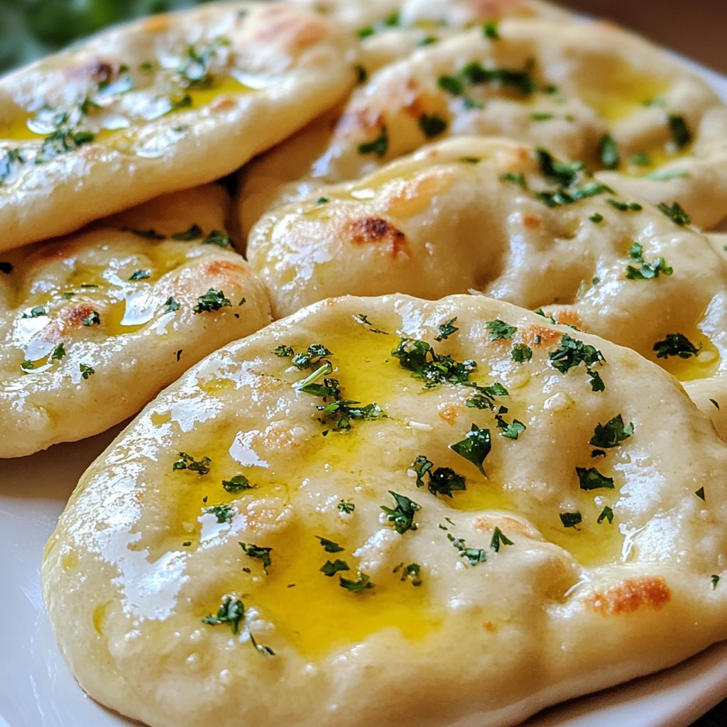 Buttery Garlic Naan Bread Easy and Delicious Recipe