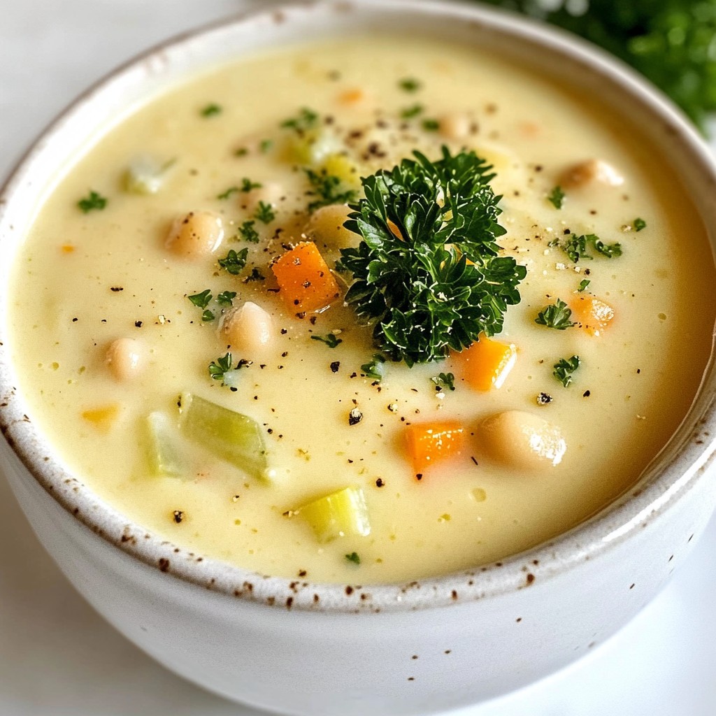 Creamy White Bean Soup Hearty and Flavorful Delight
