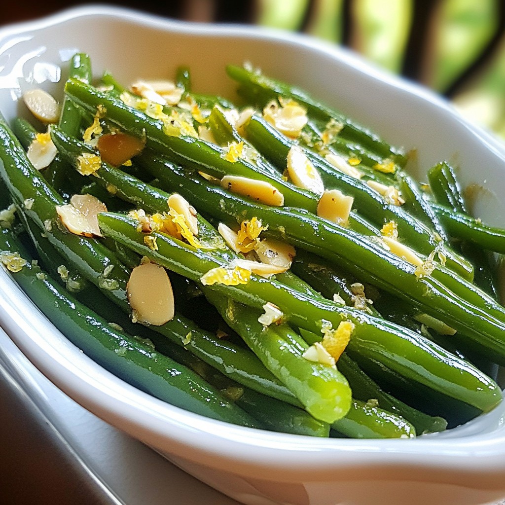 Garlic Butter Green Beans Quick and Tasty Side Dish