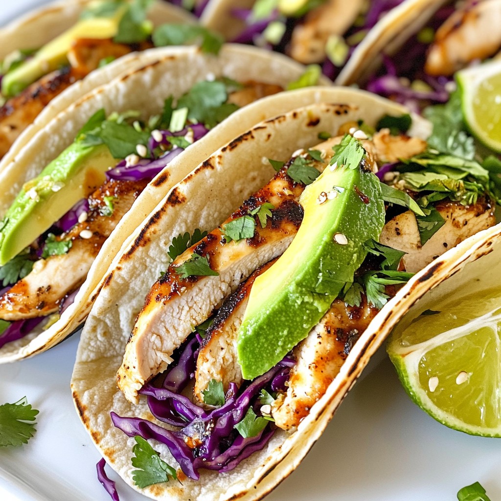 Honey Lime Chicken Tacos Flavorful and Easy Recipe