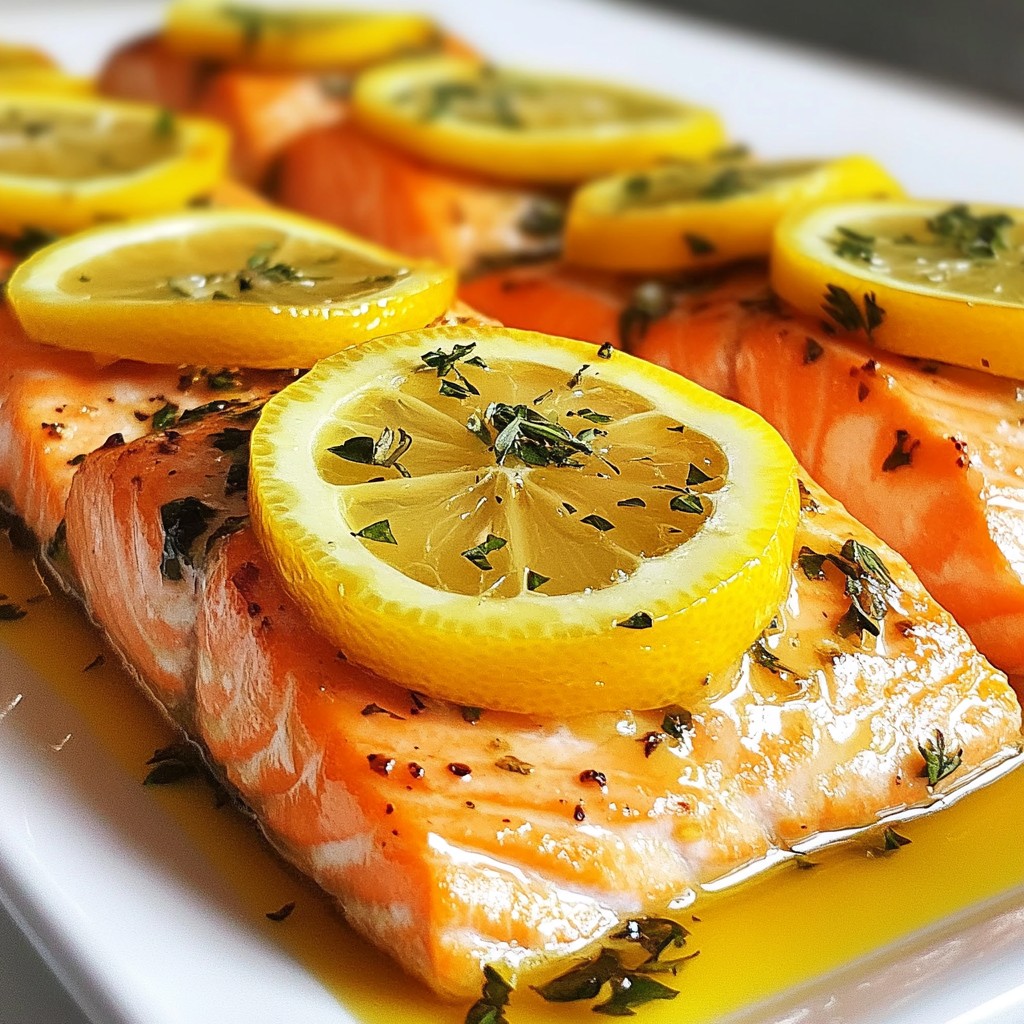 Lemon Herb Roasted Salmon Simple and Tasty Dish