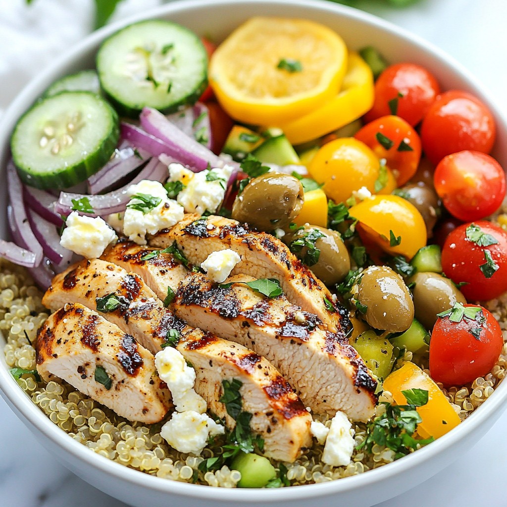 Greek Chicken Power Bowls Flavorful Healthy Meal