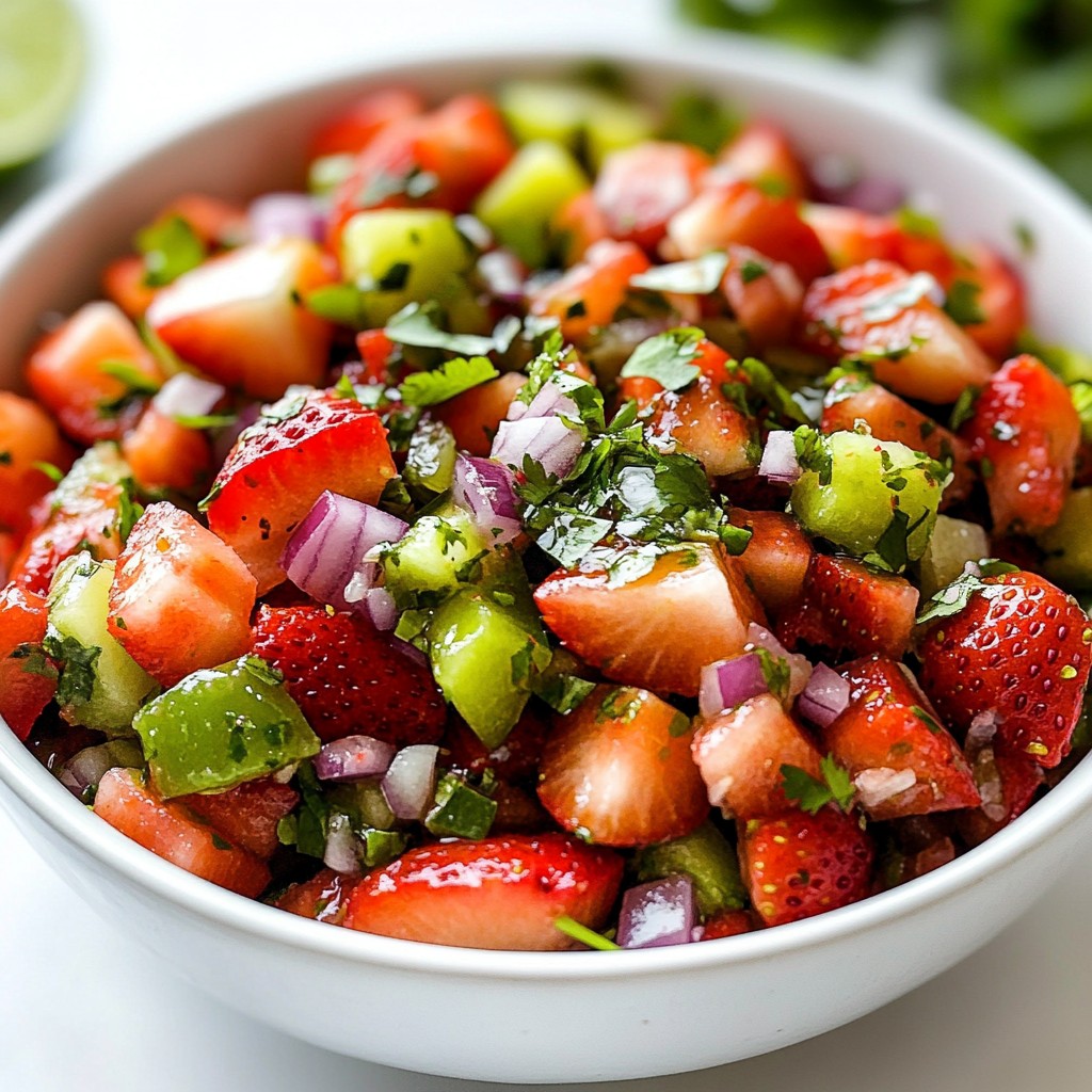 Strawberry Kiwi Salsa Fresh and Flavorful Delight