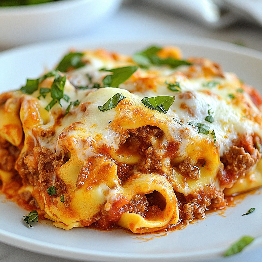 Savory Beef and Cheese Tortellini Bake Recipe Guide