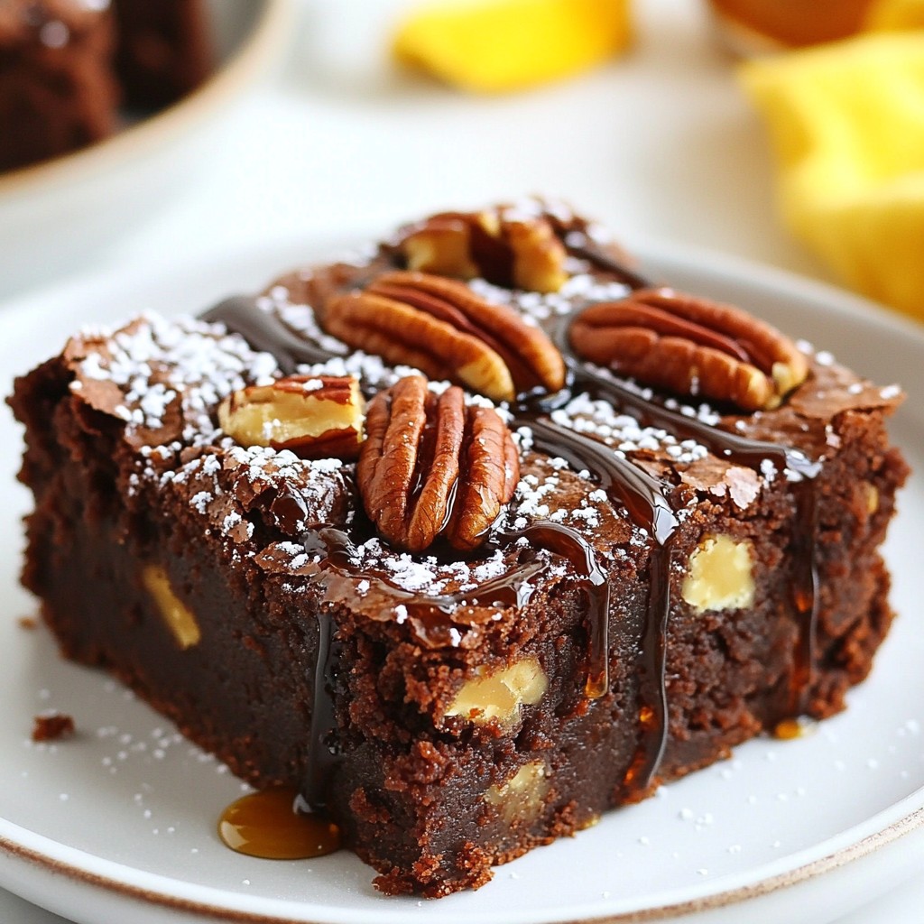 Pecan Pie Brownies Irresistible Chocolate Delight