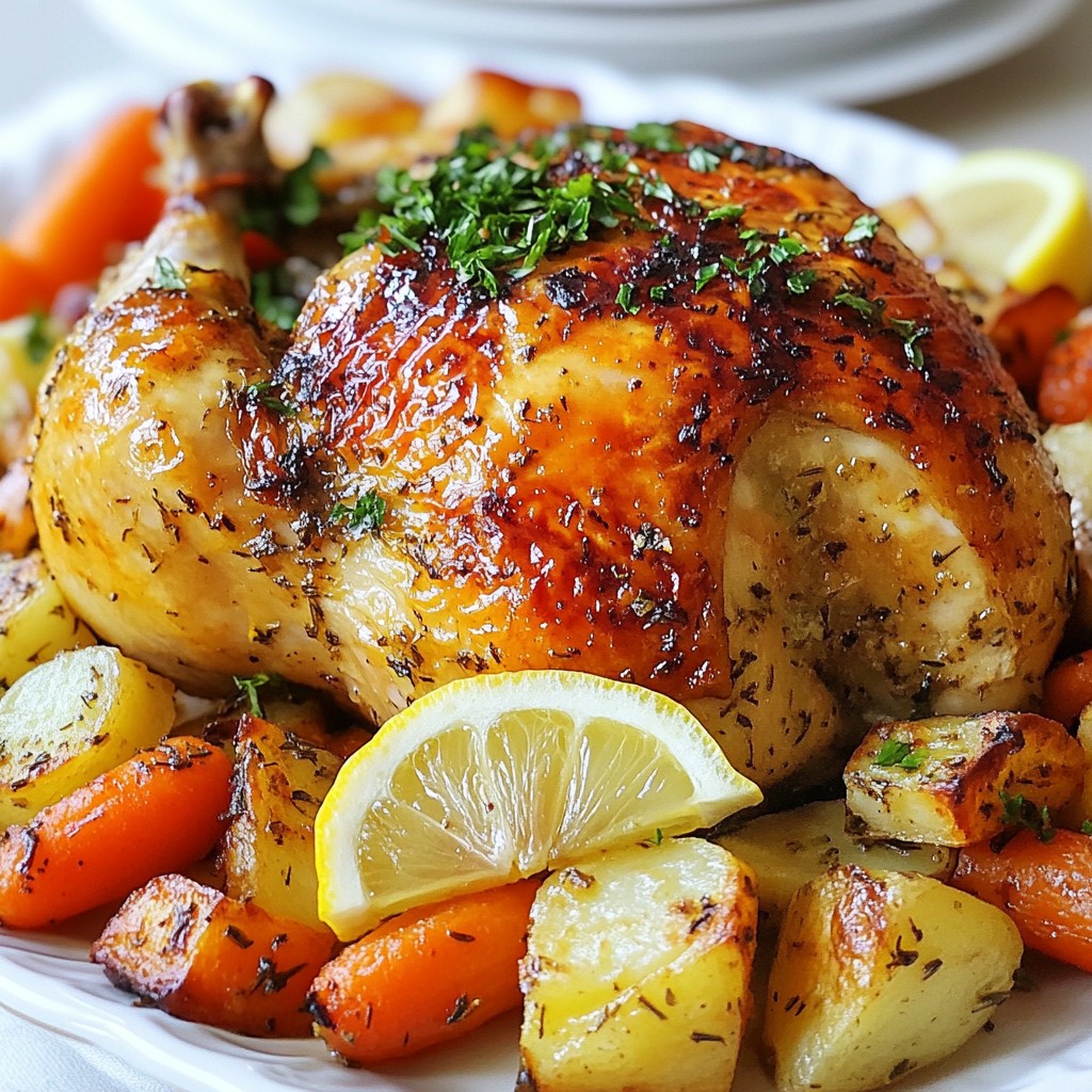 Lemon Herb Roasted Chicken Easy and Flavorful Recipe