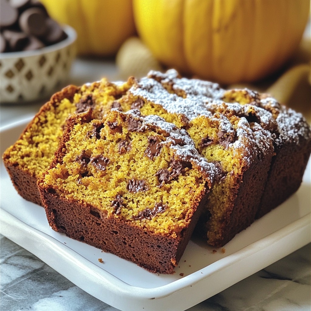 Chocolate Chip Pumpkin Bread Delightful and Easy Recipe