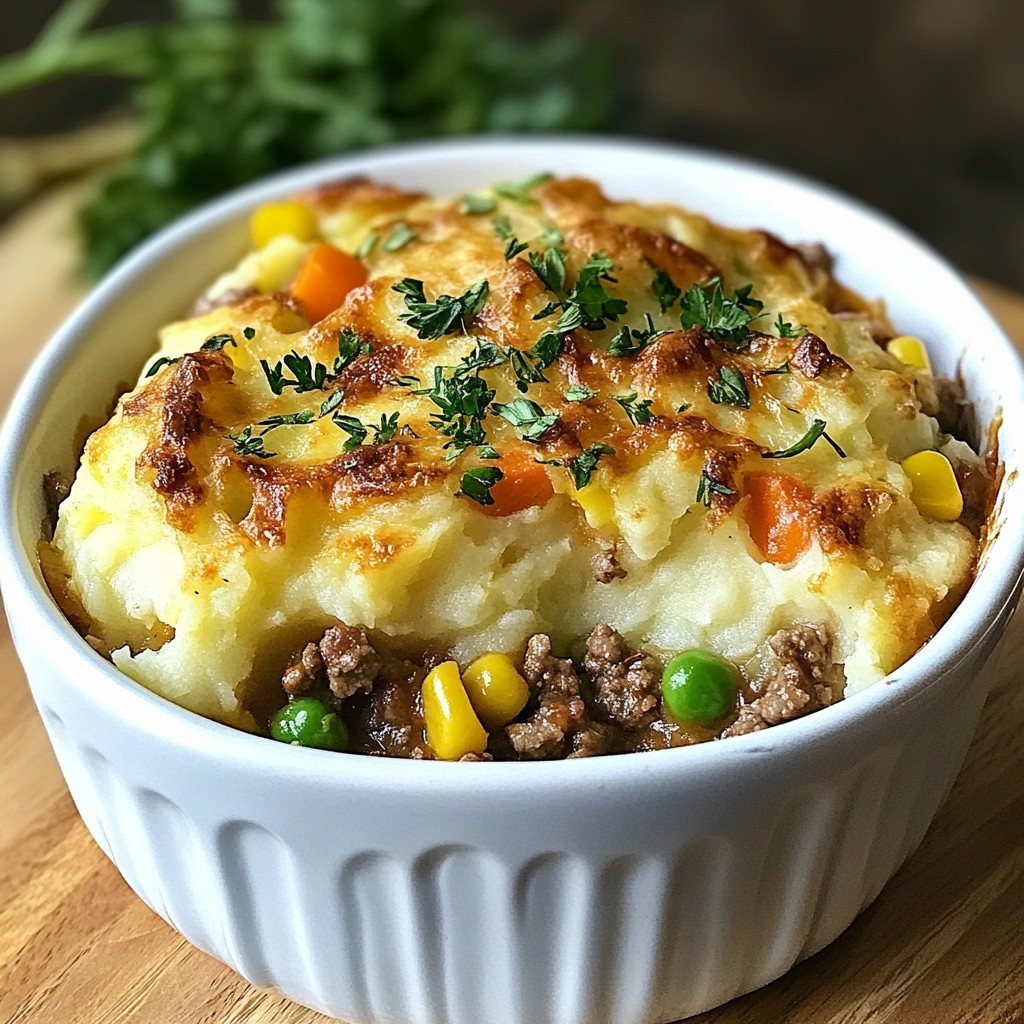 Hearty Beef and Vegetable Shepherd's Pie Recipe
