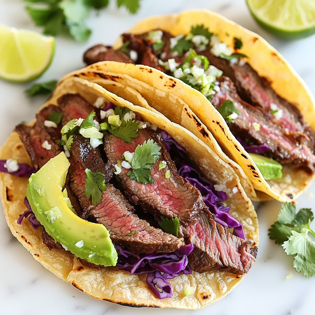 Chili Lime Skirt Steak Tacos Flavorful and Easy Meal